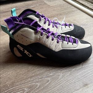 adidas Athletic Shoes - Black, Purple, and Teal